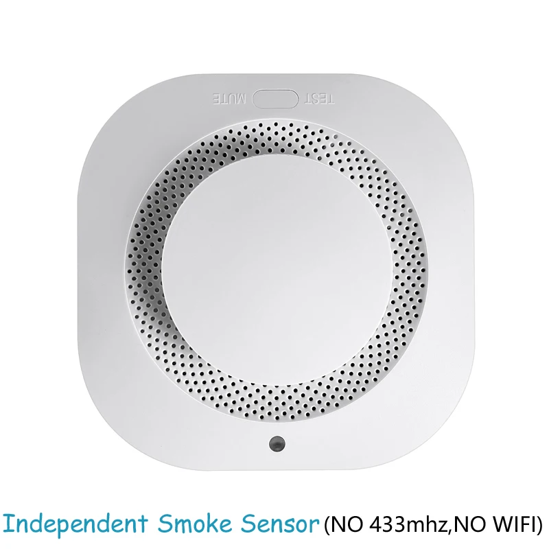 

Smoke Detector Home Security Smart Independent Smoke Fire Detector ASK Alarm Sensor Low Battery Reminder Protect