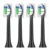 4шт Для Philips Sonicare Diamond Clean ProResults FlexCare HX6064/14 Стандартная Замена электрических Головок Зубных Щеток Черный