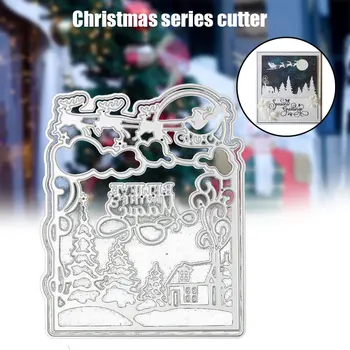 

Merry Christmas Carbon Steel Cutting Dies Scrapbook Paper Craft Emboss Punch Stencil Mold LBShipping