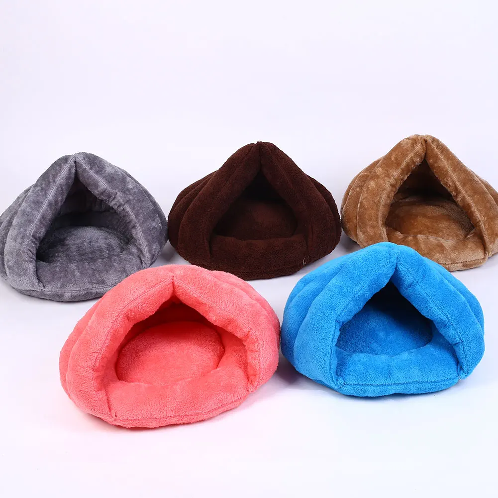 Pet Kitten Cat Dog Puppy Winter Warm Sleeping Mat Cave House Igloo Nest