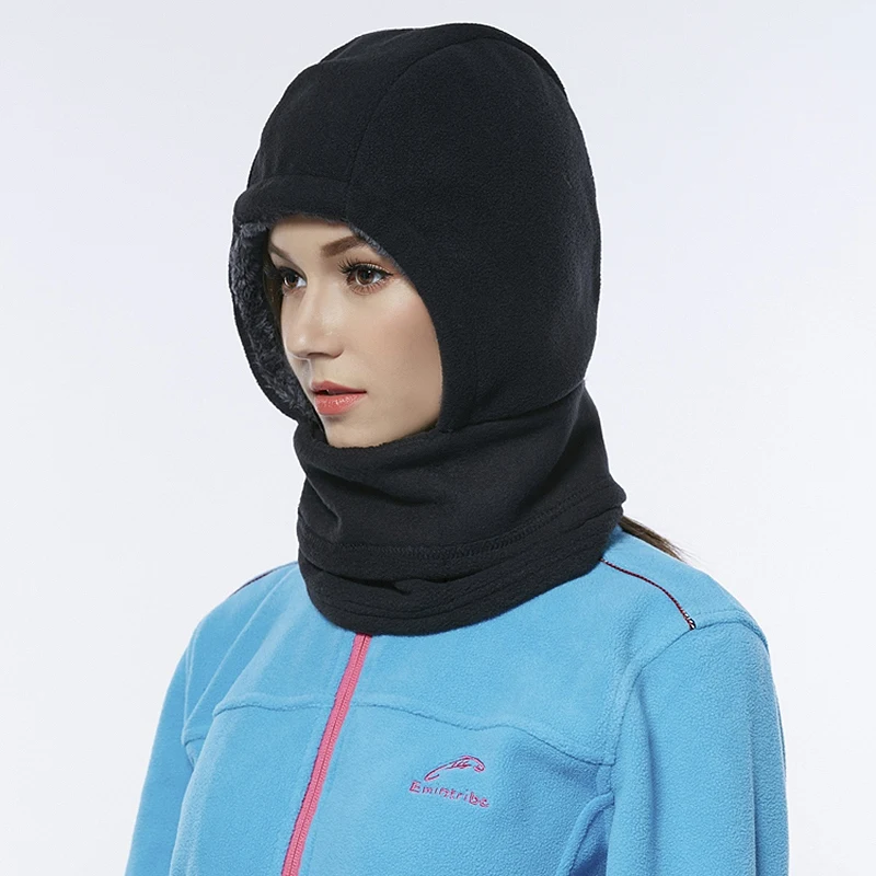 Уличная велосипедная Балаклава зимняя теплая мотоциклетная ШЛЕМ ЛАЙНЕР Кепка ветрозащитная УФ Защита череп маска на все лицо черная