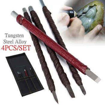 

4Pcs/Lot Woodworking Hand Tools Durable Wood Carving Chisels Knife For Basic Wood Cut DIY Tools and Detailed