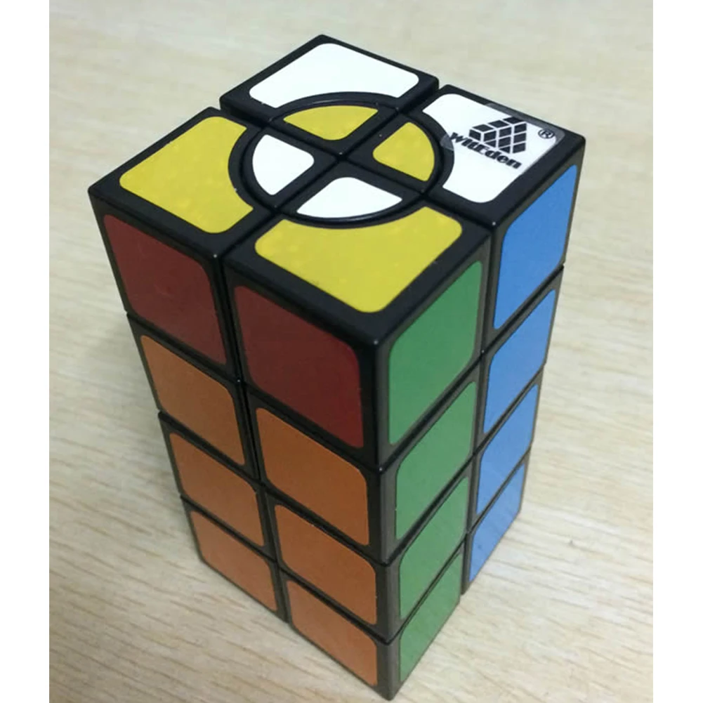 2x2x4 Crazy Cuboid магический куб из ПВХ стикер головоломка твист головоломка игрушка для начинающих опытных Cubers черный