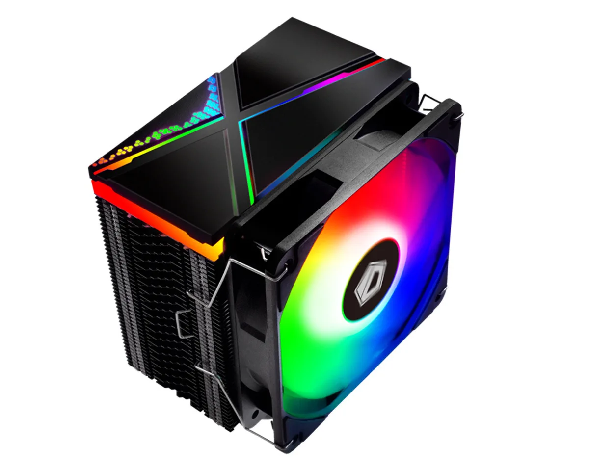 

ID-Cooling Se-234-argb Four Heat Pipe RGB Synchronous Tower Mute Temperature Control CPU Radiator