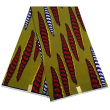 Анкара африканская печатная DIY восковая ткань Гарантированная настоящая отличная голландская восковая ткань хлопок африканская ткань для шитья 6 ярдов