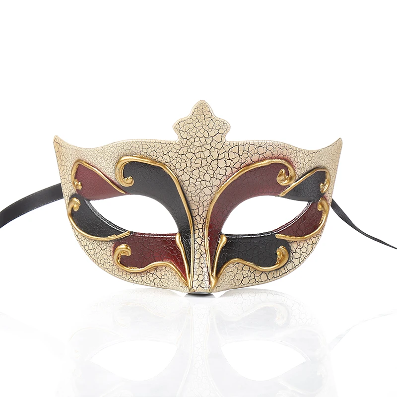 

Venetian Mask Half Face Mask Masquerade Mask Crown Crack Theme Party Decorations Cosplay Halloween Mask Party Mask
