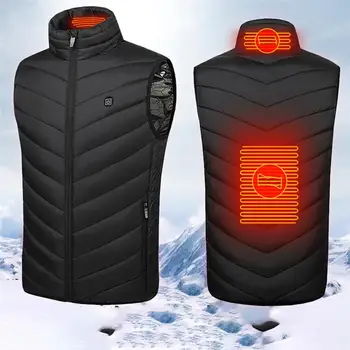 

1pc Practical Warm Comfortable Heater Jacket Heated Vest Thermal Vest Down Vest Heating Jacket for Unisex Body Warming Body Care
