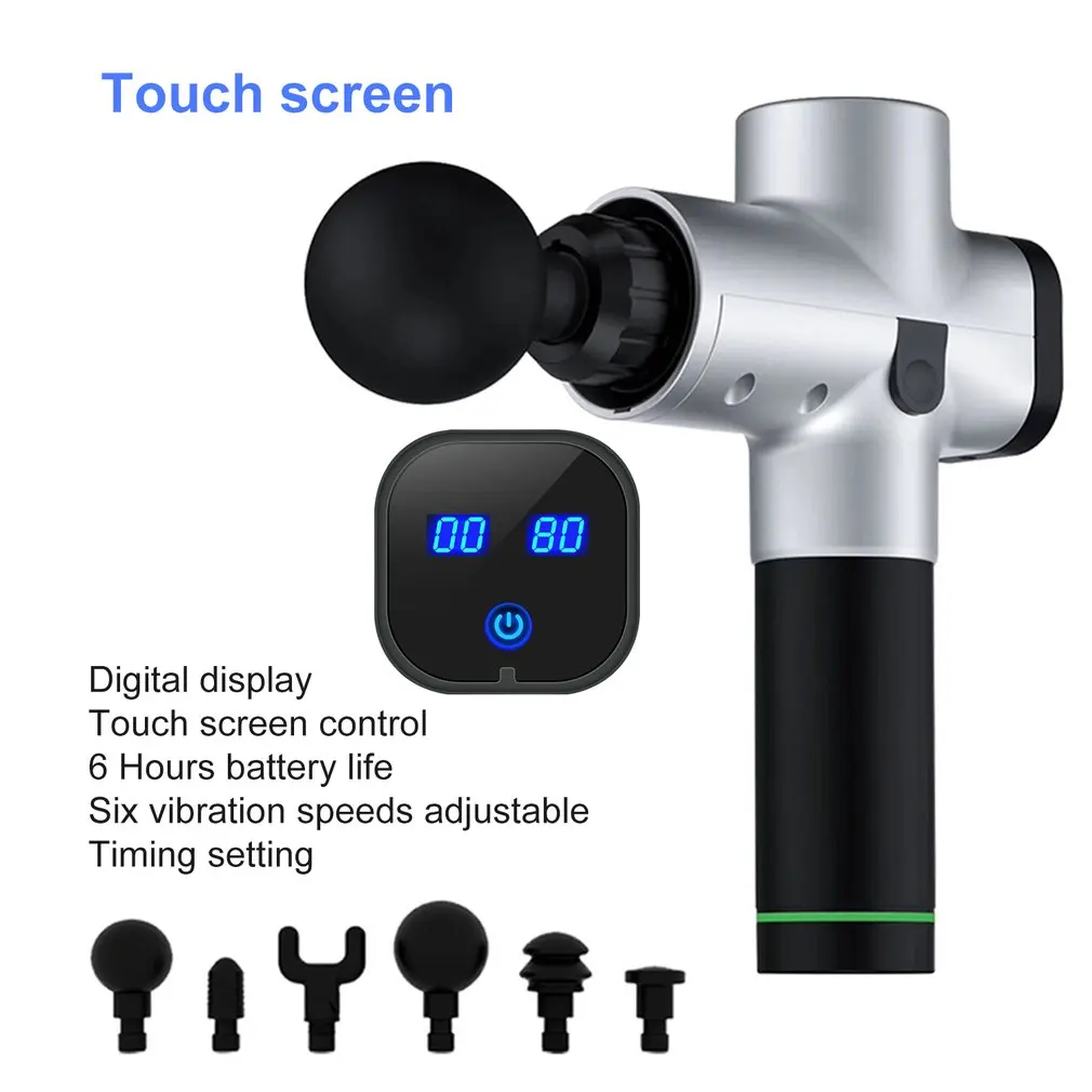 

Muscle Massager Tissue Massage Gun Muscle Pain Management Training Exercising Body Relaxation Slimming Shaping Pain Relief