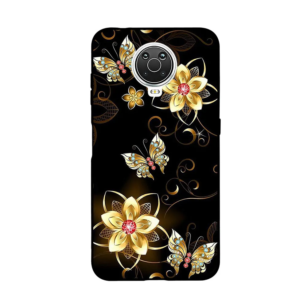 Phone Cases For Nokia 6.3 G10 G20 Case Silicone Soft TPU Protective Back Cover For Nokia G10 G20 Case Cute Flower Cat Bumper Bag waterproof phone bag Cases & Covers