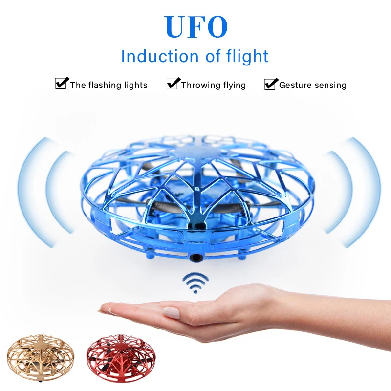Mini Drone UFO Hand Operated RC Helicopter Quadrocopter Dron Infrared Induction Aircraft Flying Ball Toys For Kids Mini Drone UFO Hand Operated RC Helicopter Quadrocopter Dron Infrared Induction Aircraft Flying Ball Toys For Kids