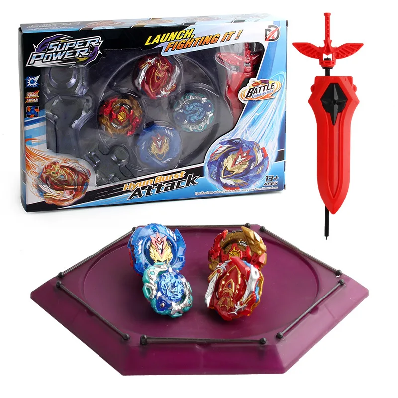 4 шт./компл. Bayblade beyblayd burst игрушки для детей с боевым диском Боевая доска спиннинг Топ игра игрушки для детей подарок