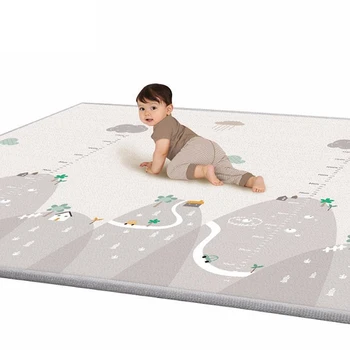 

New 200*180cm Tapete Infantil 1cm Thickness Baby Carpet Play Mat Foam Puzzle Mats Kid Toddler Crawl Playmat Infant Folding Mat