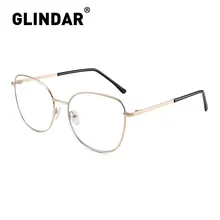 Негабаритная металлическая оправа для мужчин и женщин, синий светильник, очки для компьютерных игр, синий светильник, блокирующие очки