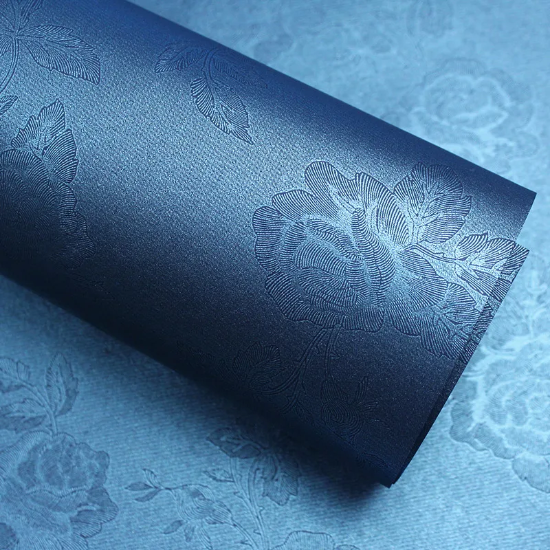 Модная темно-зеленая бумага для оригами с рисунком розы, необычная упаковочная бумага для подарков, 4 шт., размер 38*54 см, материал для декора