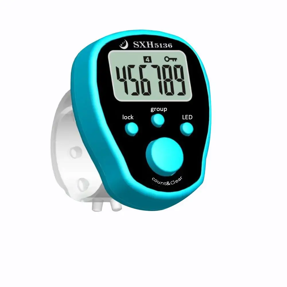 1 шт., счетчик пальцев, электронный цифровой счетчик с ЖК-дисплеем, счетчик времени, регистрация, Случайная