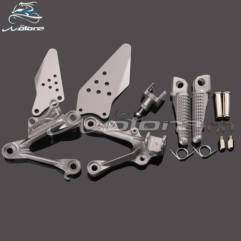 Спереди подножки для ног педали кронштейн для KAWASAKI ZX6R ZX-6R ZX 6R 2009 2010 2011 2012 09, 10, 11, 12, 13, 14 лет