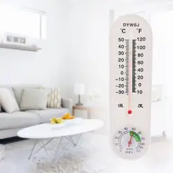 Комнатный, уличный, настенный термометр с гигрометром, садовый офисный фиксатор температуры 19QB
