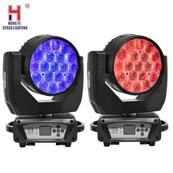

Lyer Wash 19x15W Moving Head RGBW With Zoom And DMX Control Auto Effect Light Professional Light (2pcs/lot)