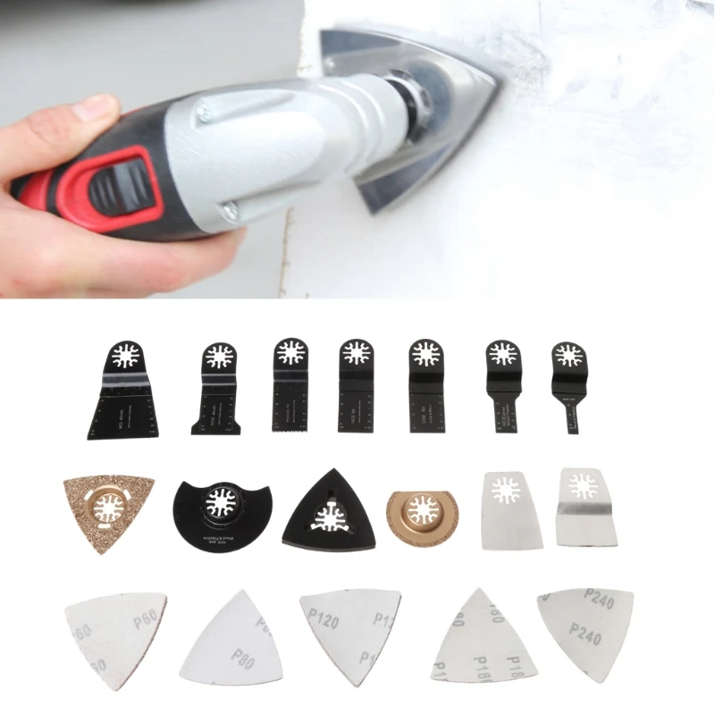 38 шт. смешивания колеблющихся мульти инструмент пилы для Фейн Bosch, Dremel Makita Skil Прямая поставка Поддержка