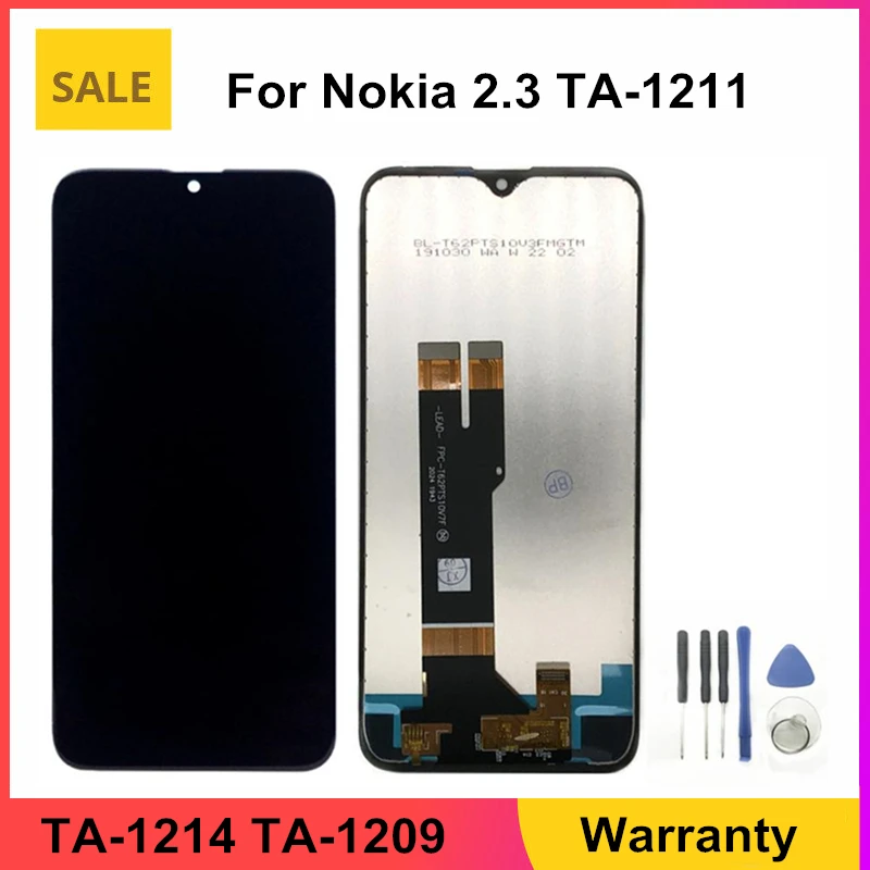

LCD Screen For Nokia 2.3 TA-1211 TA-1214 TA-1209 LCD Display Touch Screen Digitizer Assembly For Nokia 2.3 TA-1206 LCDs