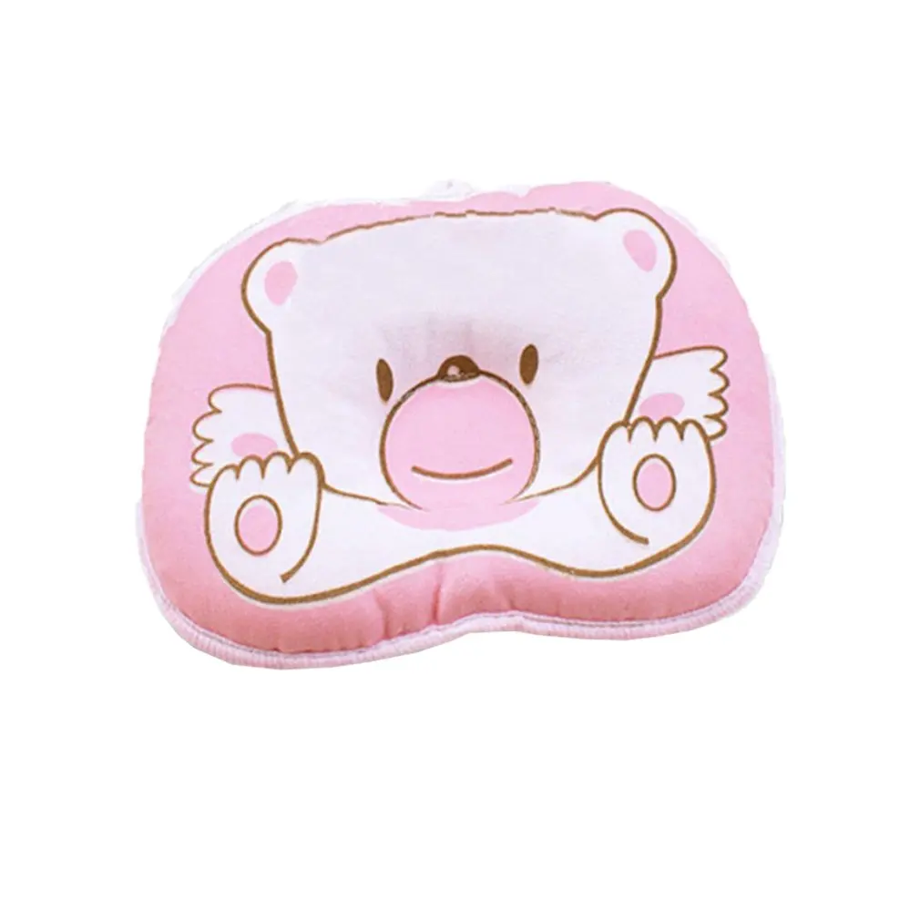

Newborn Pillow Cartoon Bear Pillow Head Shape Pillow Soft Positioner For Infant Baby Support Cushion Pillow
