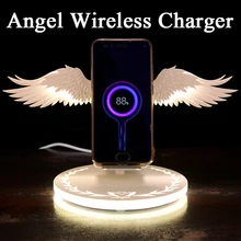Новое беспроводное зарядное устройство Angel Qi для iphone 8 Plus X XS MAX XR для мобильного телефона Быстрое беспроводное зарядное устройство s для samsung S10 Note 10 huawei
