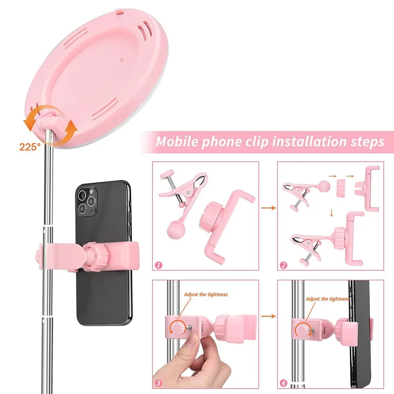 6inch LED Desktop Video Ring Light (15)