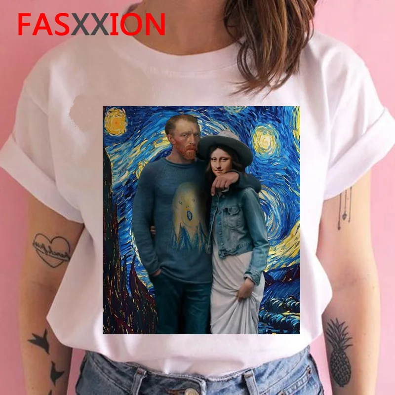 Mona lisa, женская футболка, новинка, Забавный гранж, kawaii, ulzzang, футболка, женская, короткий рукав, эстетический топ, футболки, повседневная, с круглым вырезом