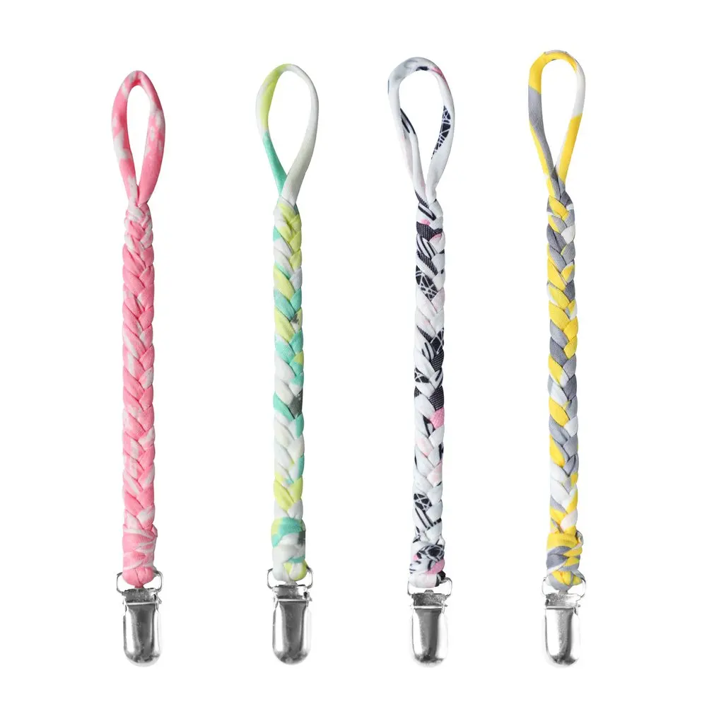 color QL01 портативный размер Детские хлопковые соски держатель ниппель для клипа Прорезыватель зубов, пустышка ремень цепь соски клип цепь - Цвет: color