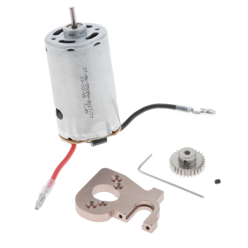 RC Car Spare Parts 144001 550 Brushed Motor Mount Base for Wltoys 1/14 RC Car