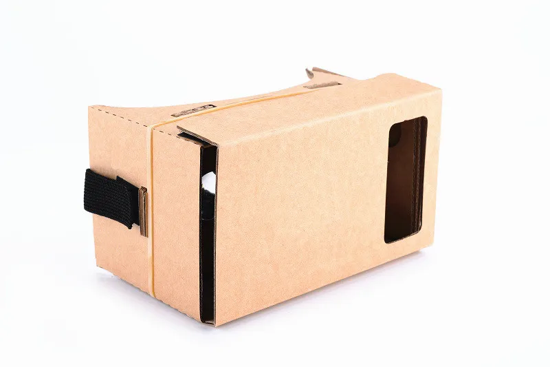 DIY Бумага VR очки картон Стиль Гарнитура 3D очки для 3,5-6,0 дюйма смартфон