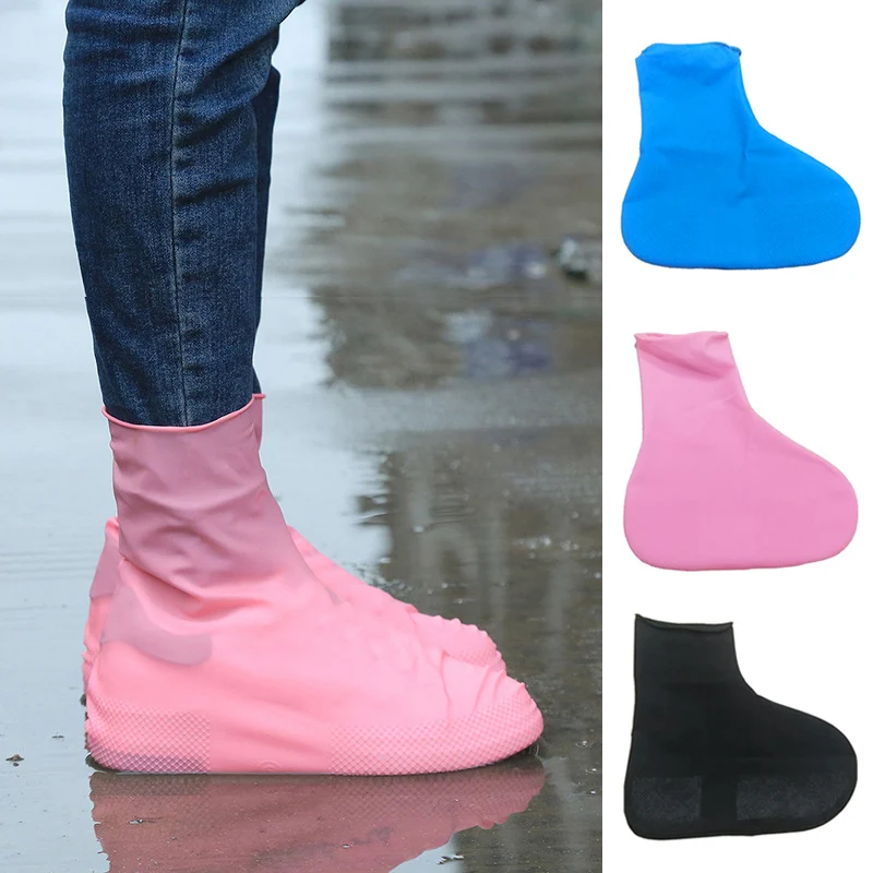 Waterproof Shoe Cover Silicone Unisex Shoes Protectors Rain Boots Rainy Days 