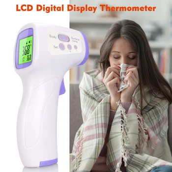 

Baby Adult Infrared Thermometer Children Human Body Forehead Temperature Fever IR Ear Health Non Contact Temperature Measurement