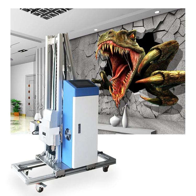 3d Effect Wall Painting Printer Vertical Mural Wall Inkjet Printer With