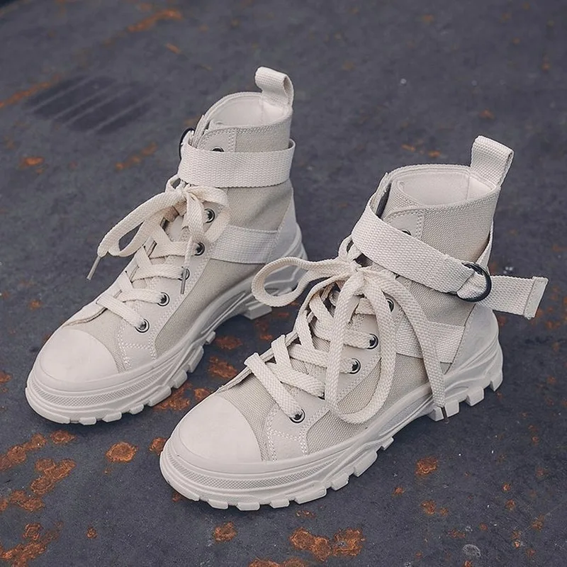Spring and Autumn Martin Boots Tooling Short Boots Breathable Retro British Wind Thick Bottom Desert Boots Women