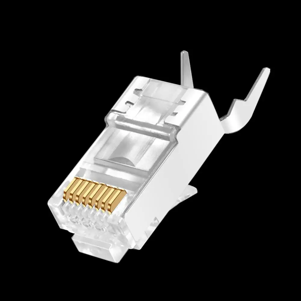 5/10Pcs CAT7 Metal Shielded RJ45 Connectors Modular Plug - Cat 7 8P8C Network RJ 45 Cable Crimp Ethernet Connector | Компьютеры и офис