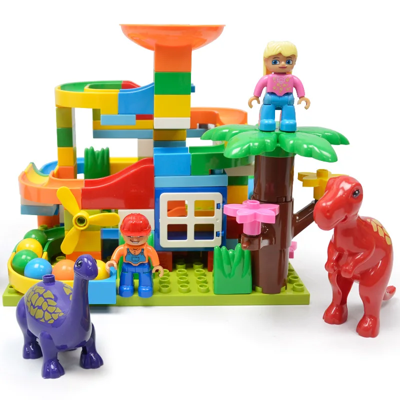 

Children ENLIGHTEN Inserted Building Blocks Educational Toy Creative DIY Large Particles Assembled Plastic Building Blocks Ball