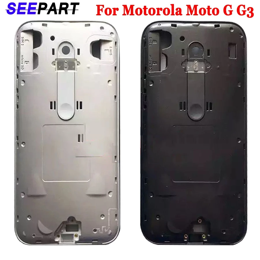 Carcasa de Marco medio para Motorola Moto G G3, de placa central de bisel de Marco medio para moto G G3|Marcos y carcasas para teléfonos móviles| - AliExpress