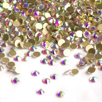 

YANRUO 144pcs SS40 Crystal AB Rhinestone Nail Accessories 3D for Nail Design DIY Decoration Manicure