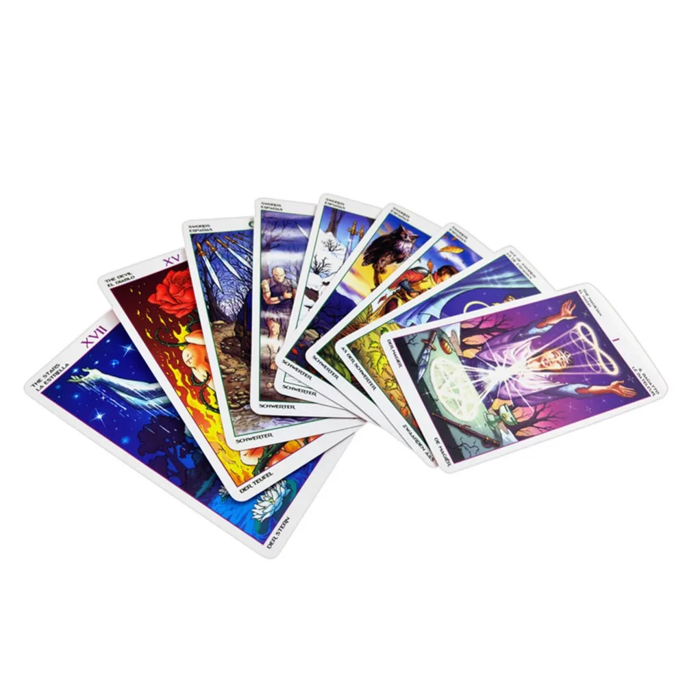 Настольная игра 78-card Wheel Of The Year Read Fate Tarot Card для личного использования Развивающие игрушки для детей подарки на день рождения