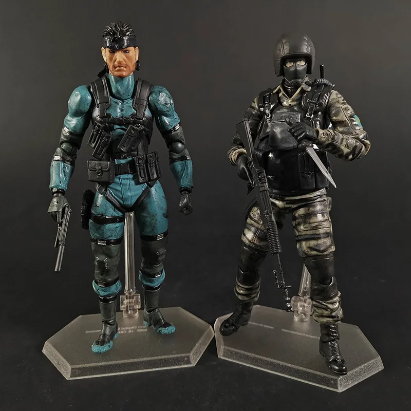 Металлическая Экипировка SOLID 2 SONS OF LIBERTY Figma 298 Gurlukovich 243 змея ПВХ экшн-фигурка
