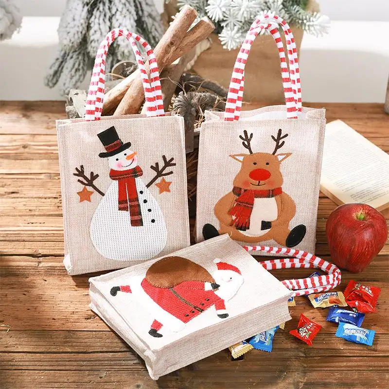 1 рождественские сумки Мини конфетные вечерние принадлежности Navidad детские