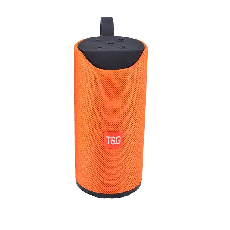 Bluetooth портативная наружная Громкая Колонка Беспроводная мини Колонка 3D 10 Вт стерео музыка объемная Поддержка FM TFCard басовая коробка - Цвет: orange
