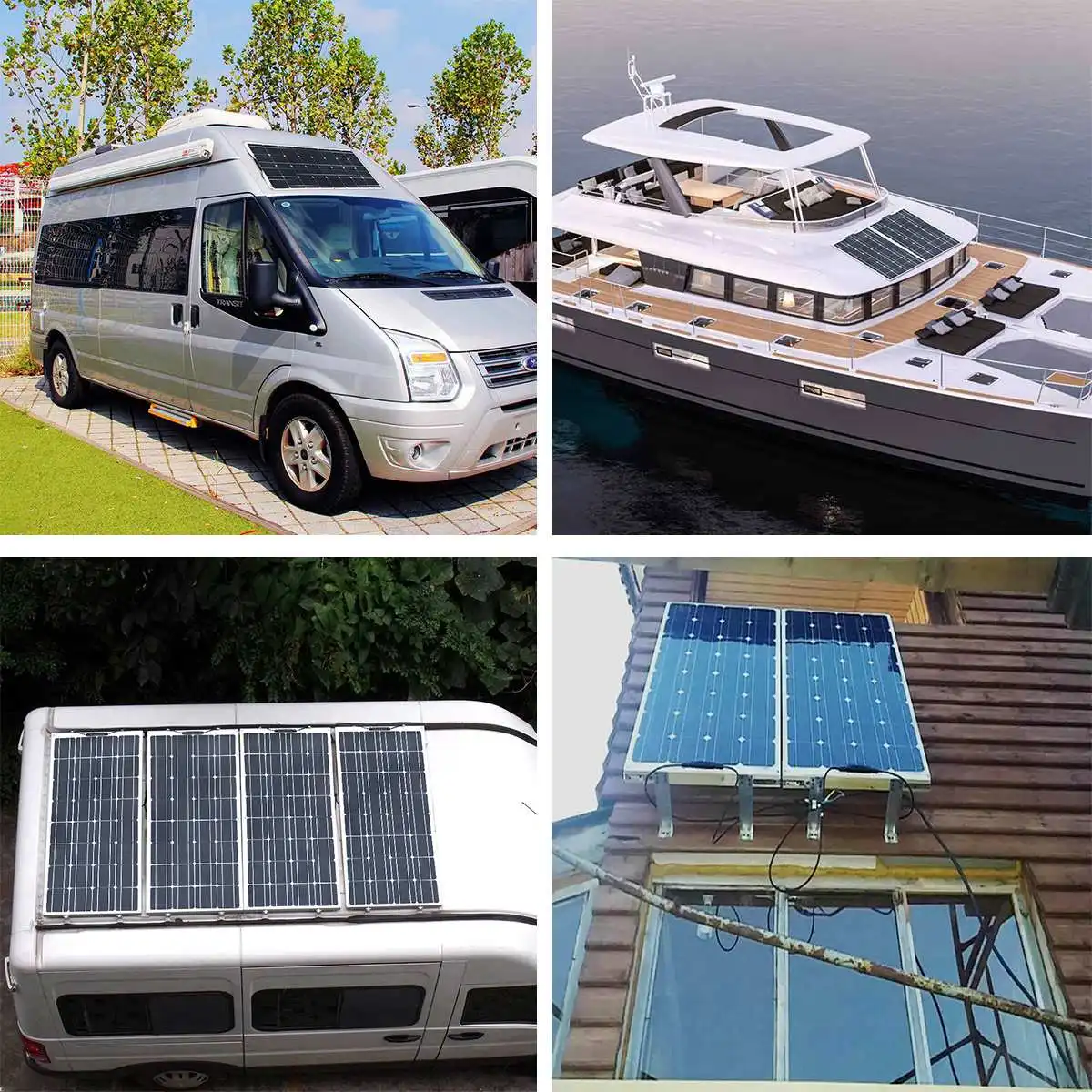 Гибкая панель солнечных батарей 200 Вт 12 в панель солнечного аккумулятора зарядное устройство для автомобиля лодки батарея солнечной энергии монокристаллические кремниевые элементы