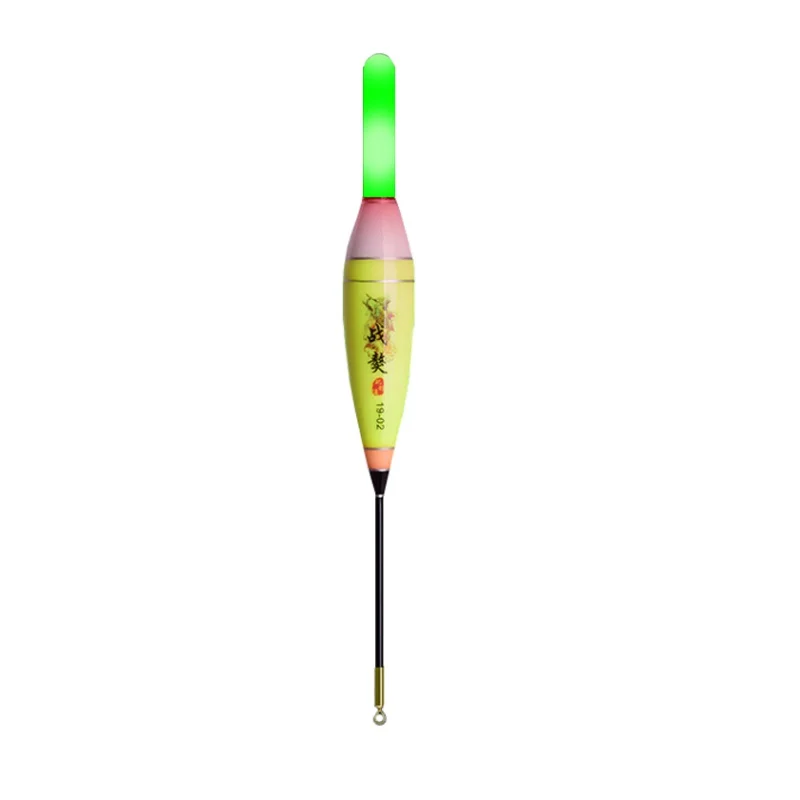 LED Electric Float Light Fishing Tackle Fishing Float Luminous Electronic Fish Buoys With Battery Nighting Fishing Accessories - Цвет: Green light 02