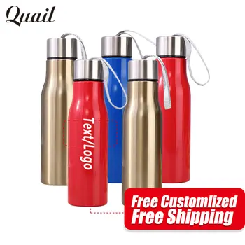

Portable Water Bottle 500ML Stainless Steel Drinkware Tour Outdoor Sport School Leak Proof Seal Gourde Climbing Water Bottles