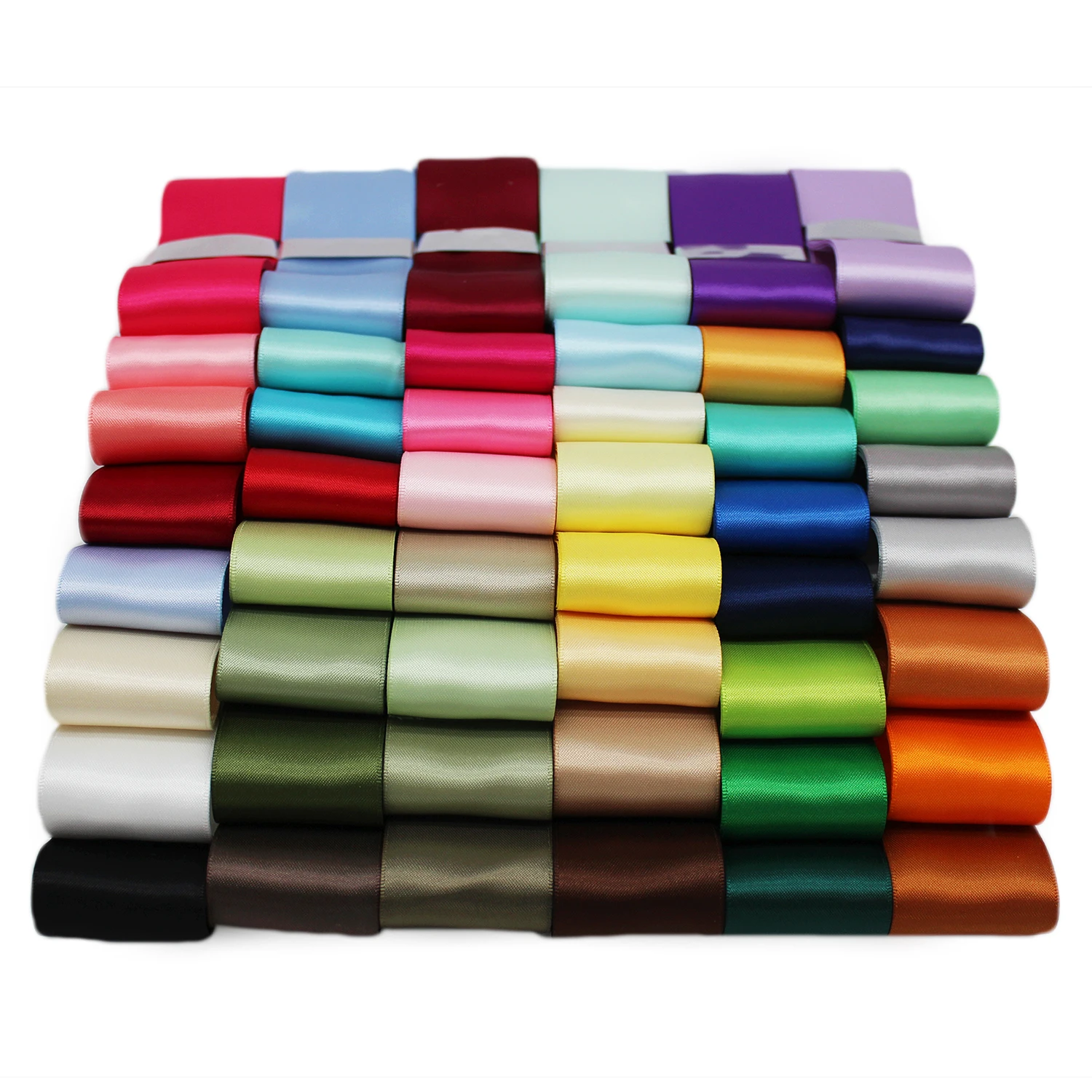 Satin Ribbons 5 Meter Many Colors Double Sided Polyester Fabric Tapes 6mm 9mm 16mm 25mm 38mm For Hair Bow Crafts DIY