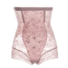 Магнитный нижнее белье Для женщин кружевное нижнее белье формирующий талию, для похудения Открыть Батт животик Управление трусики