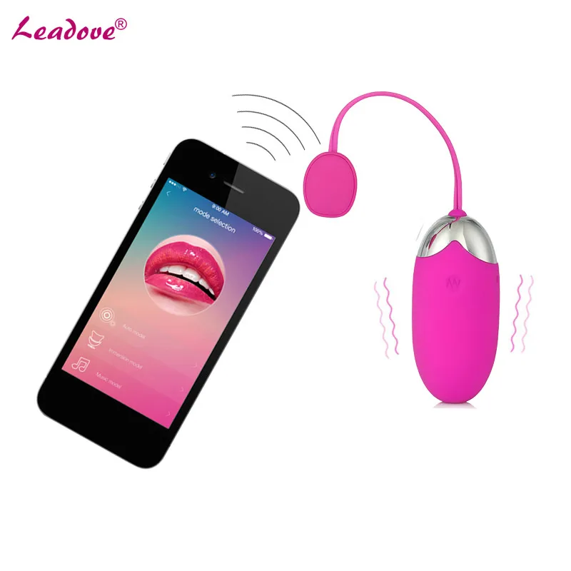 Smartphone App Wireless Remote Control Sex Egg USB Recharge Bluetooth Vibrator for Women Vibrating Sex Toys Jump Egg 14362HP