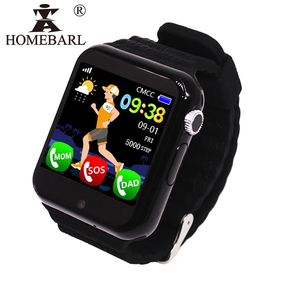  V7K Kids GPS Watch Tracker Children Kid Security Anti Lost Life Waterproof Smart Watch Camera SOS P - 32825962707